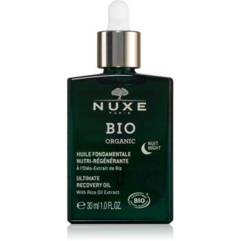 Nuxe Bio Organic Night Oil ulei regenerator pentru regenerarea și reînnoirea pielii