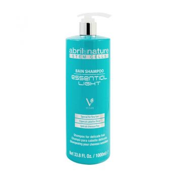 Sampon hidratant cu celule stem pentru par fin delicat Essential Light Abril et Nature, 1000 ml