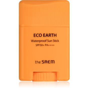 The Saem Eco Earth Waterproof protectie solara rezistenta la apa pentru fata stick de firma originala