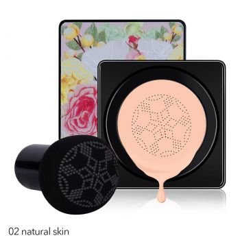 BB Cream Mushroom Air Cushion Black Box, #02 Natural Skin