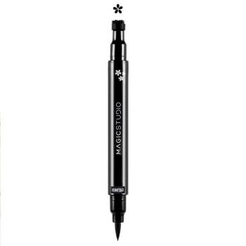 Creion de ochi Eyeliner Magic Studio Fantasy Eyeliner, tus de ochi +stampila model floare