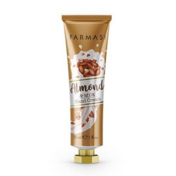 Crema de maini Farmasi cu lapte si migdale 30ml