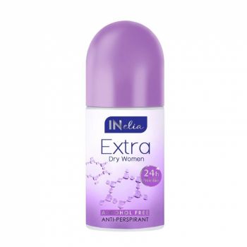 Deodorant antiperspirant roll on Revers Inelia Extra Dry pentru femei, 50 ml