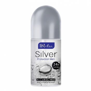 Deodorant antiperspirant roll on Revers Inelia Silver pentru barbati, 50 ml
