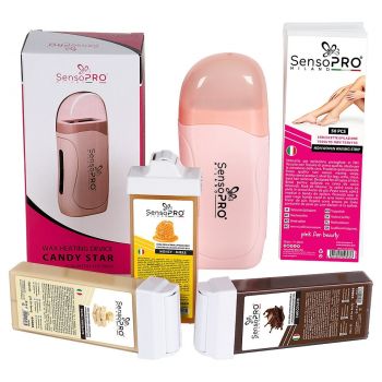 Kit Epilare Ceara SensoPRO My Chocolate Passion + CADOU Rezerva Ceara Aplicator Ingust