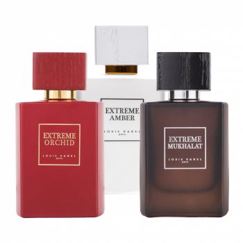 OFERTA SPECIALA - Pachet 3 parfumuri Extreme Orchid 100 ml si Extreme Amber 100 ml si Extreme Mukhalat 100 ml