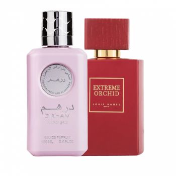 Pachet 2 parfumuri Best Seller, Dirham Wardi 100 ml si Extreme Orchid 100 ml