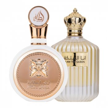 Pachet 2 parfumuri Best Seller, Fakhar Woman 100 ml si I Am The Queen 100 ml