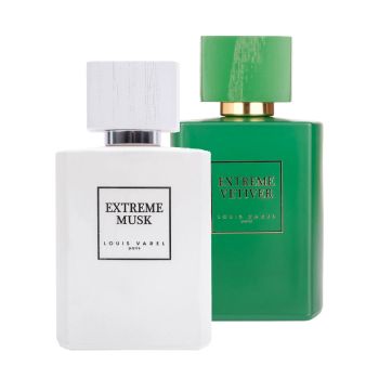 Pachet 2 parfumuri, Louis Varel Extreme Musk 100 ml si Extreme Vetiver 100 ml