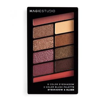 Paleta fard de pleoape și fard de obraz Magic Studio Shaky Palette