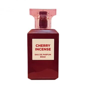 Parfum Cherry Incense, Fragrance World, apa de parfum 80 ml, unisex - inspirat din Cherry Smoke by Tom Ford