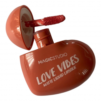 Ruj lichid Magic Studio Love Vibes Heart Matte Lips Nude