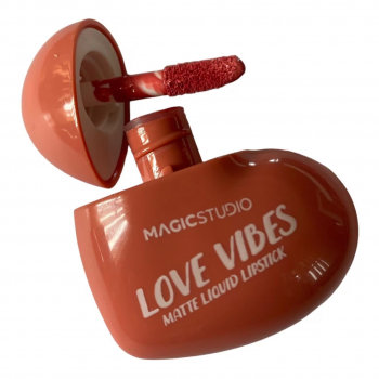 Ruj lichid Magic Studio Love Vibes Heart Matte Lips Nude de firma original