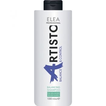 Sampon pentru varfuri uscate si radacini de par gras Balance&Control Elea Professional Artisto, 1000 ml