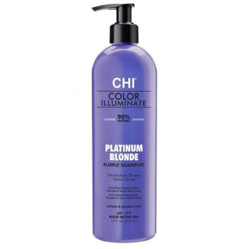 Sampon Nuantator pentru par Blond - CHI Farouk Platinum Blonde Purple Shampoo, 355 ml de firma original