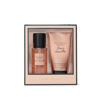 Set cadou Victoria's Secret, Bare Vanilla gift set, spray corp 75 ml + body lotion 75 ml