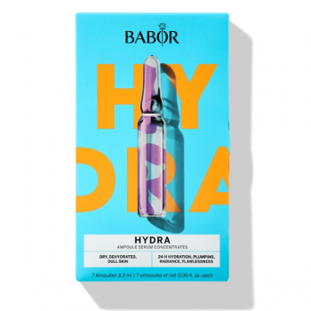 Set fiole concentrate Babor Ampoule Promo Hydra efect de hidratare si luminozitate 7x2ml