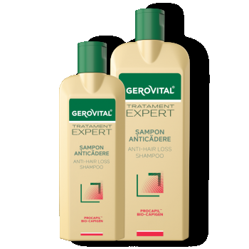 Șampon Anticădere Cu Procapil și Bio-capigen, Gerovital Tratament Expert, 250 Ml / 400 Ml Șampon Anticădere Cu Procapil și Bio-capigen, Gerovital Tratament Expert, 250 Ml / 400 Ml