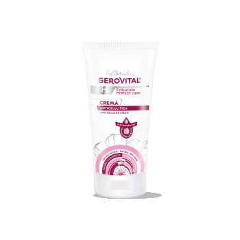 Cremă Anticelulitică Cu Cafeină, Unt De Shea și Ulei De Trandafir Sălbatic  Piele Hidratată, Elastică și Fermă, Gerovital H3 Evolution Perfect Look, 200 Ml