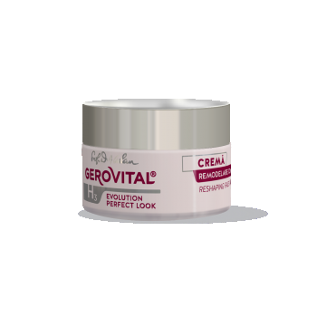 Cremă Remodelare Contur Față Cu Acid Hialuronic 4d  Efect Antirid și Hidratare, Ten Luminos, Gerovital H3 Evolution Perfect Look, 50 Ml