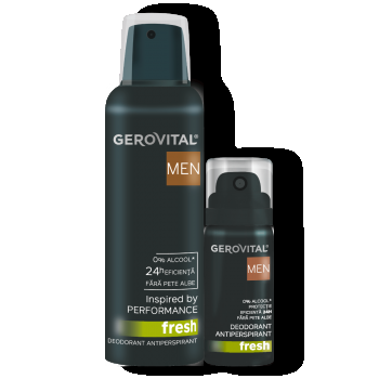 Deodorant Antiperspirant Fresh Gerovital Men de firma original