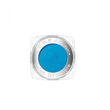 Fard de ochi, Loreal, Color Infallible 24H rezistenta, 018 Blue Curacao, Albastru de firma original