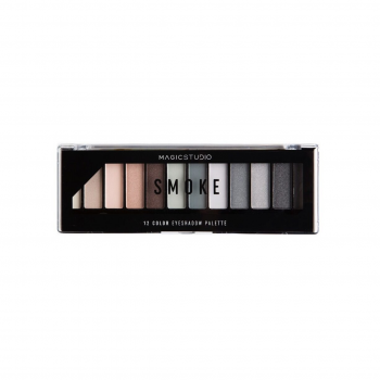 Paleta fard 12 culori Magic Studio Eyeshadow Palette Smoke