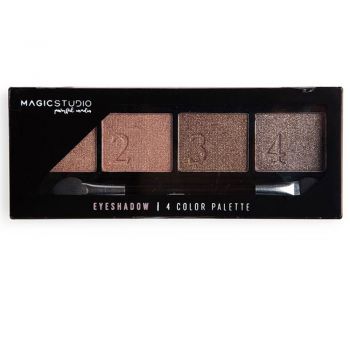 Paleta fard 4 culori Magic Studio The Nudes Effect, nr 2