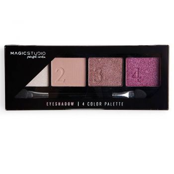 Paleta fard 4 culori Magic Studio The Nudes Effect, nr 3