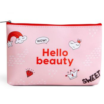 Portfard pink IDC INSTITUTE SWEET & PRETTY BAG 22x16 ieftina