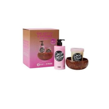 Set Cadou Victoria's Secret, Coco, Body Lotion 414 ml + Coco scrub 283 g ieftin