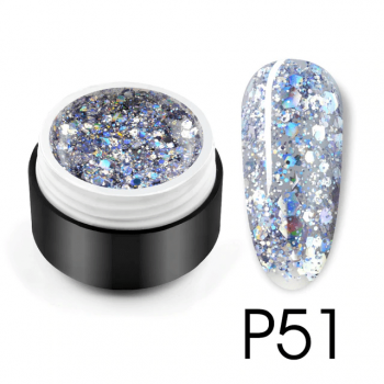 Starry platinum color gel p51
