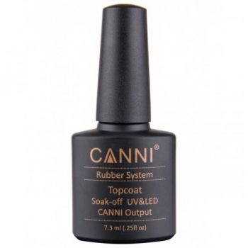 Top coat rubber canni 7,3ml (lucios) Top coat rubber canni 7,3ml (lucios)