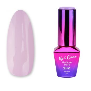 Baza rubber color 2 in 1 molly lac 10ml- violet touch ieftin