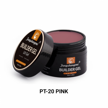 Fsm gel uv constructie 20- pink 50 gr - pt-20