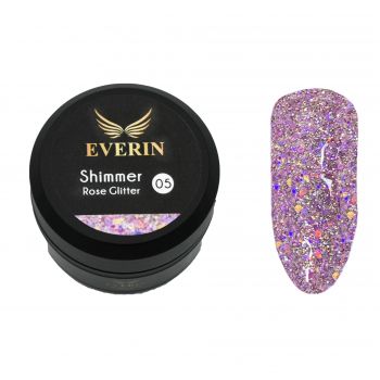 Gel color Shimmer Rose Glitter Everin 5ml- 05 - SRG-01