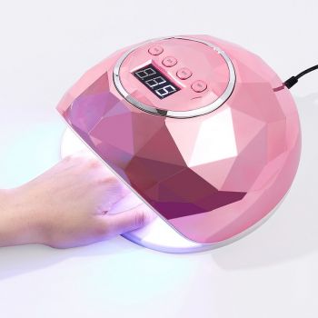 Lampa UV LED Lux F6 Diamond Pink Metalic de firma originala