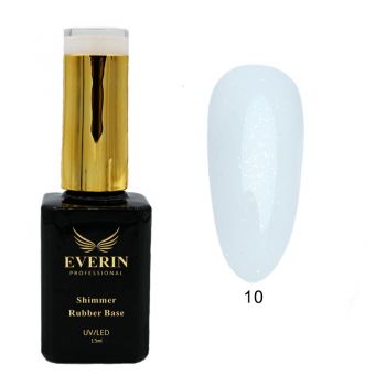 Shimmer Rubber Base Everin 15ml- 10 ieftin