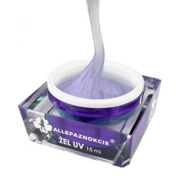 Gel UV Constructie Allepaznokcie - Jelly Moonlight Violet 15 ml ieftin