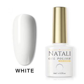 Oja semipermanenta Natali N-WHITE - N-3051 ieftina