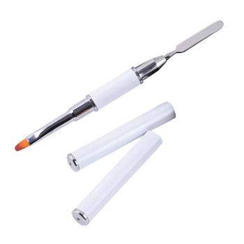 Pensula spatula pentru polygel White ieftina