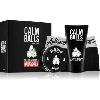 Angry Beards Antistick, Antisweat & Revolutionary Balls Holder Underwear set cadou pentru bărbați