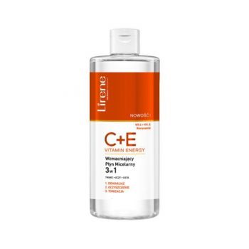 Apa micelara C+E Lirene - efect de fermitate, 400ml