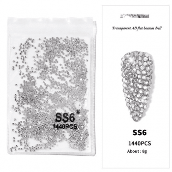 Cristale swarovski silver marime ss6 set 1440buc ieftina