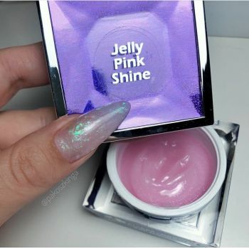 Gel UV Constructie- Jelly Pink Shine 15 ml Allepaznokcie ieftin