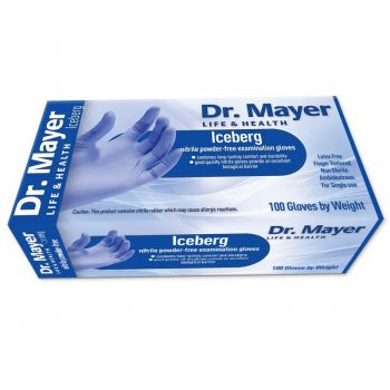 Manusi nitrile Dr. Mayer cutie 100 buc. marime L- iceberg ieftin
