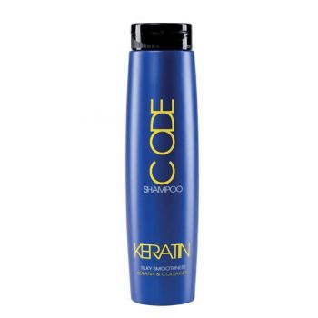 Sampon Keratin Code cu Keratina si Colagen Keratin Code, 250ml