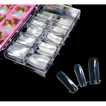 Tipsuri refolosibile pentru polygel 100buc.- Molly Lac