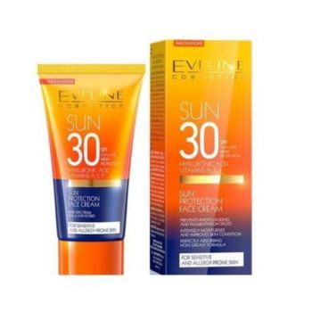 Crema de fata cu protectie solara SPF30 Eveline, 50ml