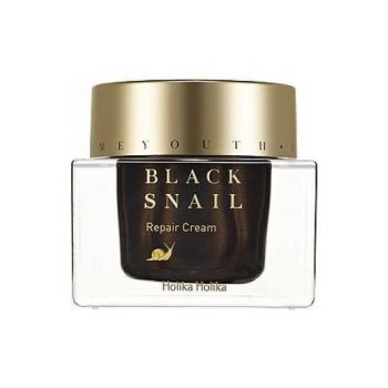 Crema regeneranta pentru fata cu extract de melc negru Holika Holika Prime Youth Black Snail Repair Cream, 50 ml